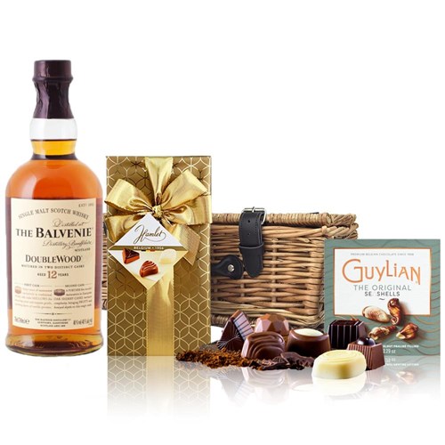 Balvenie 12 Year Old DoubleWood Whisky And Chocolates Hamper